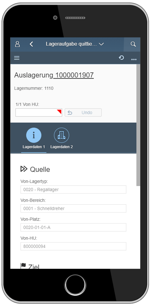 SAP Fiori Smartphone Handy