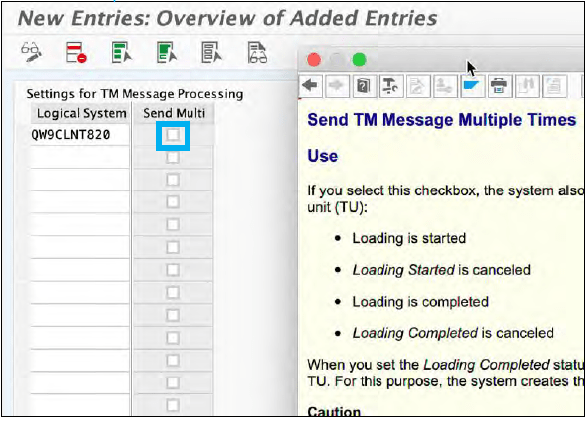 New Entries: Overview of Added Entries